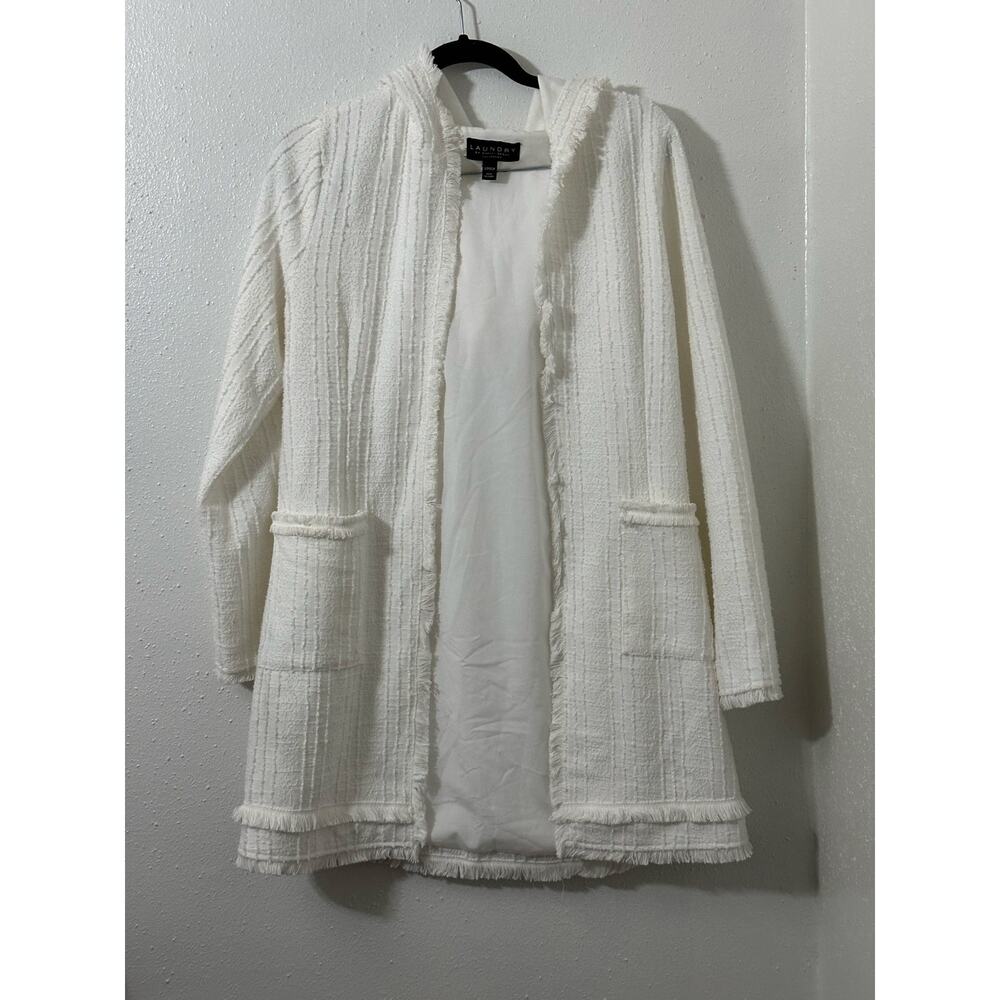 LAUNDRY BY SHELLI SEGAL BLAZER- hooded size S